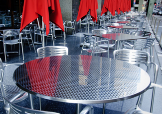 stainless steel table