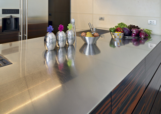 stainless steel island